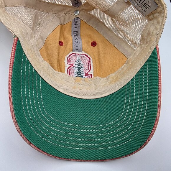 Top of the World Stanford Cardinal Trucker Hat Cap Adjustable Snapback Red NCAA - Picture 8 of 10